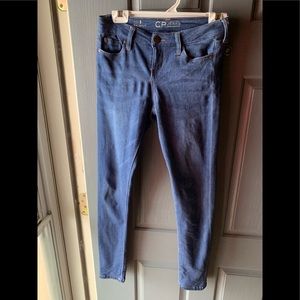 CP brand juniors skinny jeans size 1, dark blue